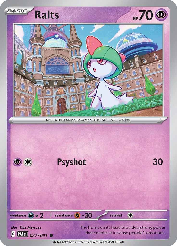 Ralts (027/091) [Scarlet & Violet: Paldean Fates] | Enigma On Main