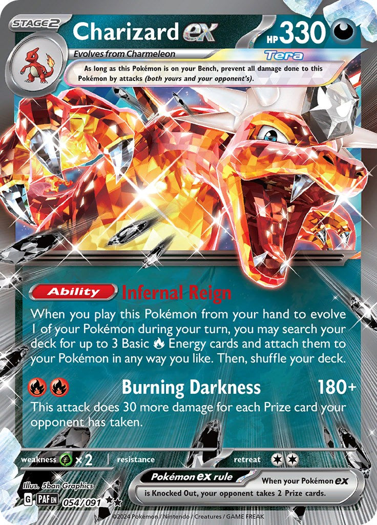 Charizard ex (054/091) [Scarlet & Violet: Paldean Fates] | Enigma On Main