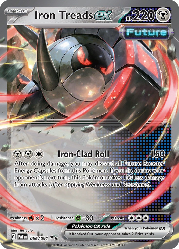 Iron Treads ex (066/091) [Scarlet & Violet: Paldean Fates] | Enigma On Main