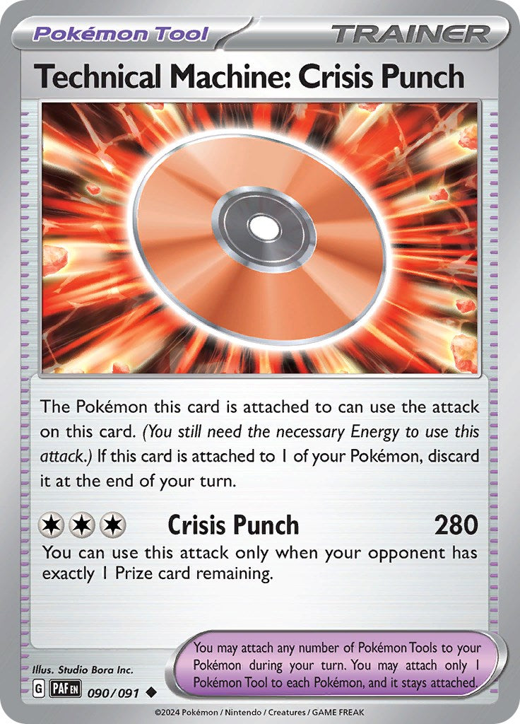 Technical Machine: Crisis Punch (090/091) [Scarlet & Violet: Paldean Fates] | Enigma On Main