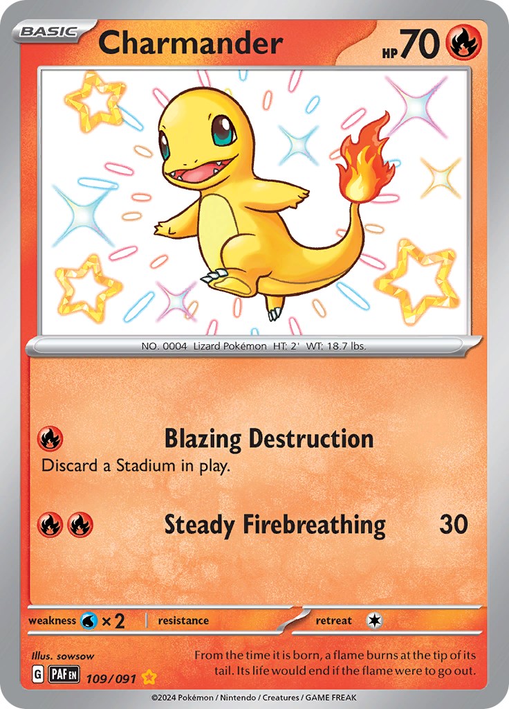 Charmander (109/091) [Scarlet & Violet: Paldean Fates] | Enigma On Main