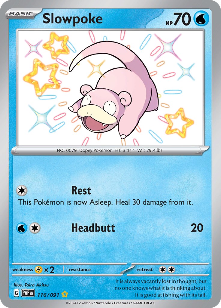 Slowpoke (116/091) [Scarlet & Violet: Paldean Fates] | Enigma On Main