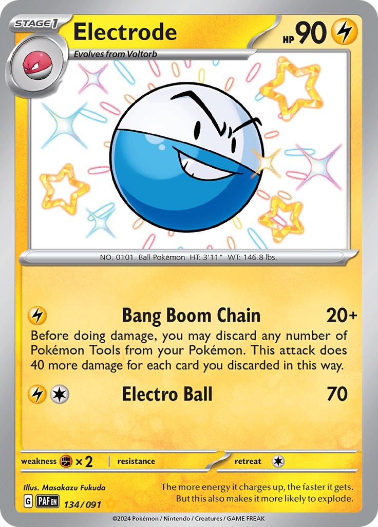 Electrode (134/091) [Scarlet & Violet: Paldean Fates] | Enigma On Main