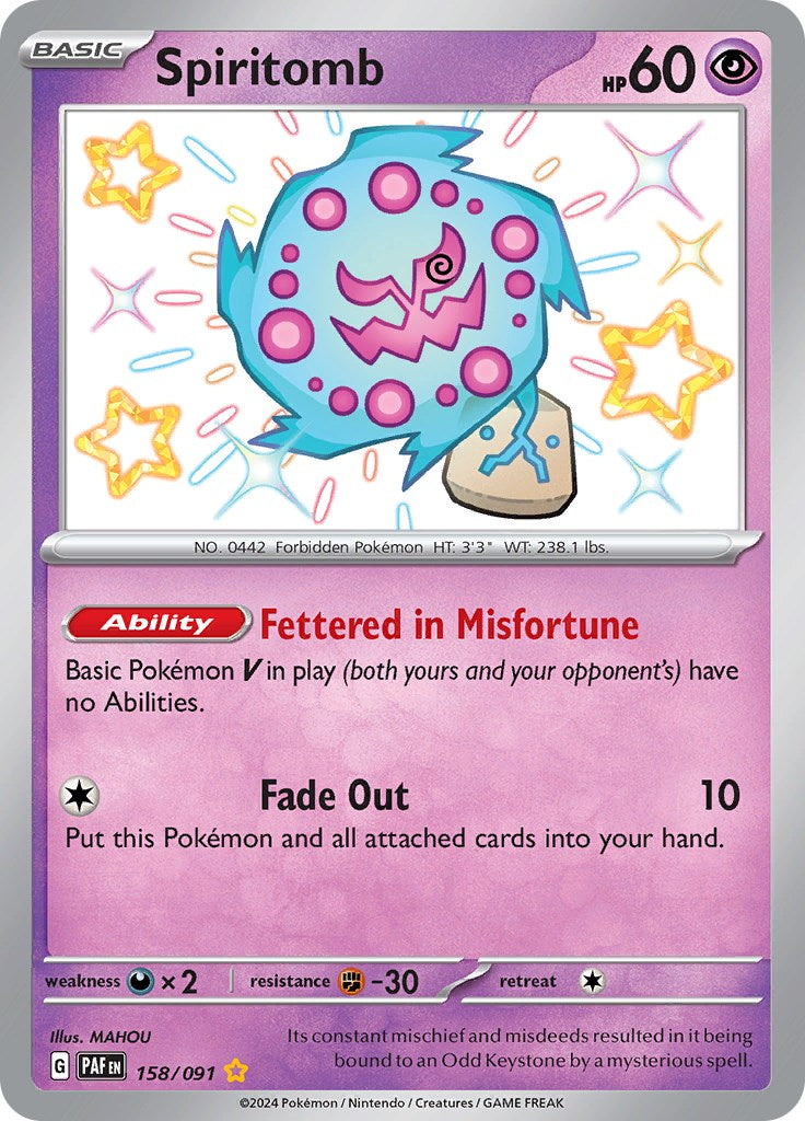 Spiritomb (158/091) [Scarlet & Violet: Paldean Fates] | Enigma On Main