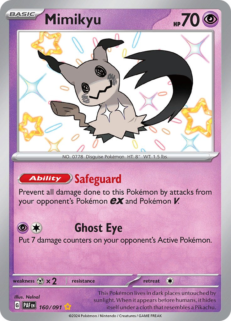 Mimikyu -160/091 [Scarlet & Violet: Paldean Fates] | Enigma On Main