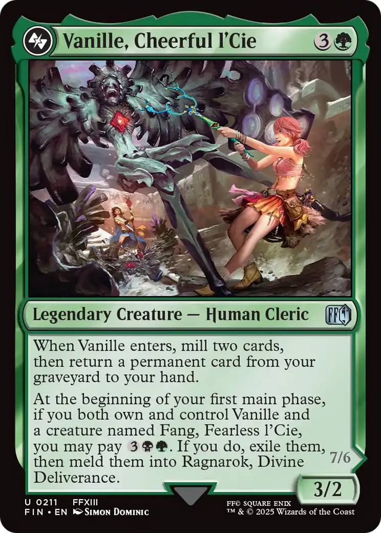 Vanille, Cheerful l'Cie // Ragnarok, Divine Deliverance [FINAL FANTASY] | Enigma On Main
