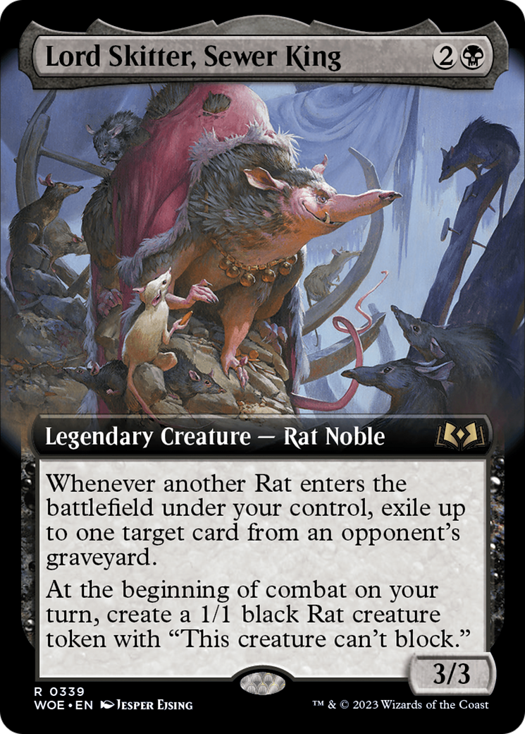 Lord Skitter, Sewer King (Extended Art) [Wilds of Eldraine] | Enigma On Main