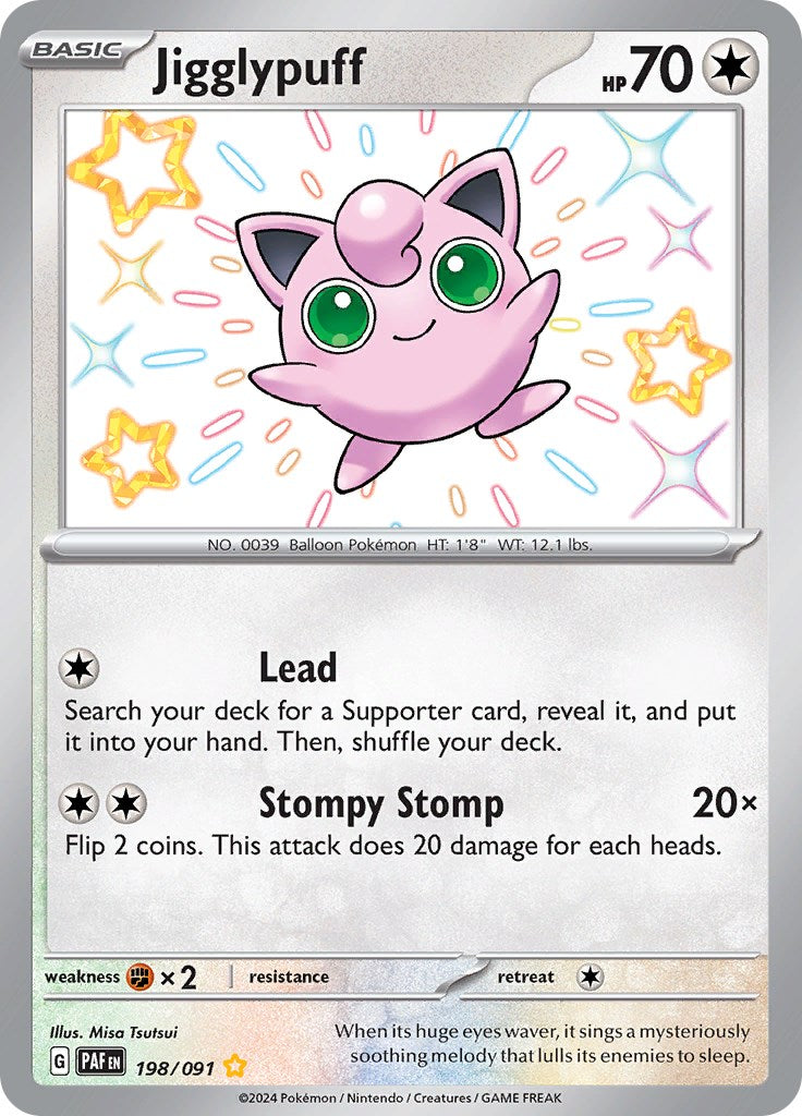 Jigglypuff (198/091) [Scarlet & Violet: Paldean Fates] | Enigma On Main