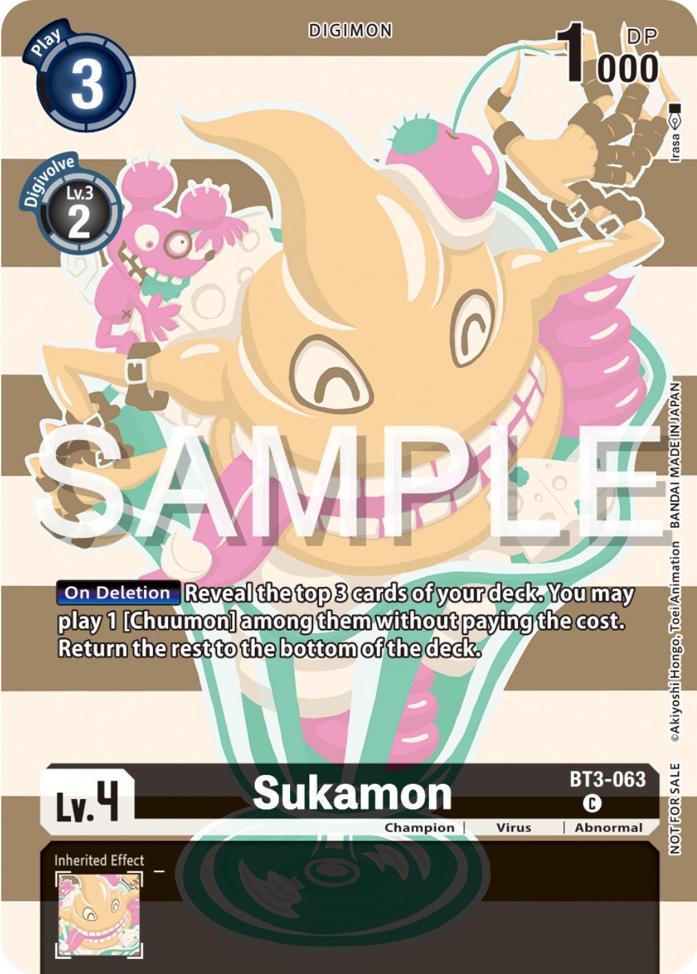 Sukamon [BT3-063] (Digimon Illustration Competition Pack 2023) [Release Special Booster Promos] | Enigma On Main