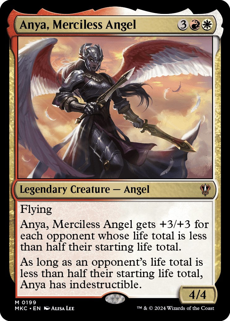 Anya, Merciless Angel [Murders at Karlov Manor Commander] | Enigma On Main