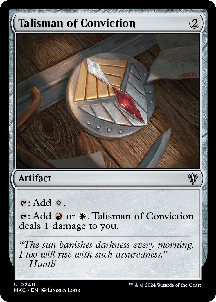 Talisman of Conviction [Murders at Karlov Manor Commander] | Enigma On Main