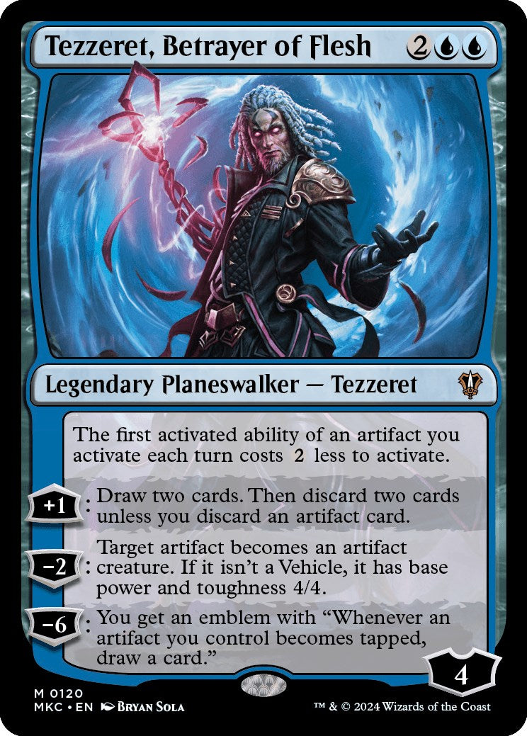 Tezzeret, Betrayer of Flesh [Murders at Karlov Manor Commander] | Enigma On Main