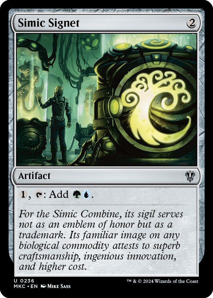 Simic Signet [Murders at Karlov Manor Commander] | Enigma On Main