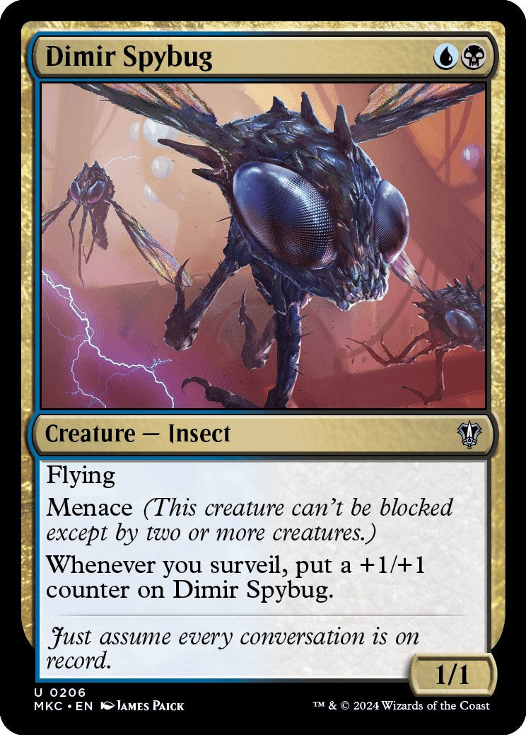 Dimir Spybug [Murders at Karlov Manor Commander] | Enigma On Main