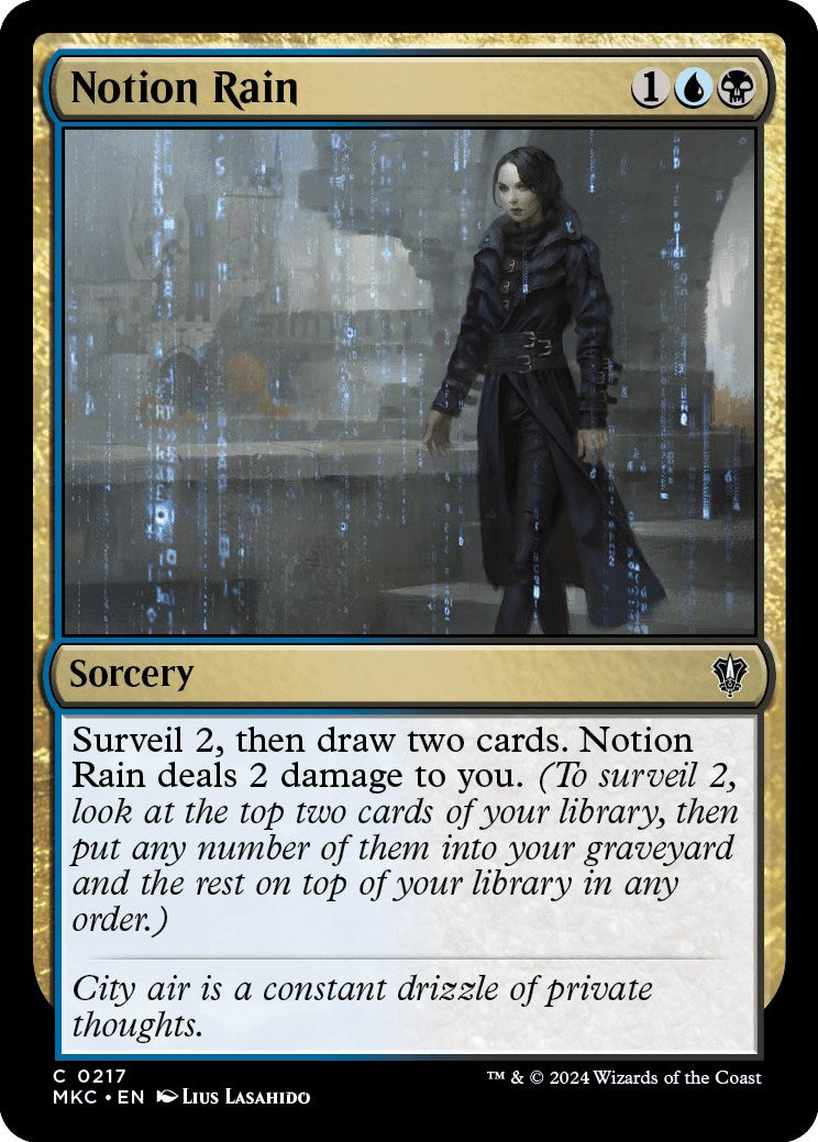 Notion Rain [Murders at Karlov Manor Commander] | Enigma On Main