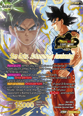 SSB Son Goku // Son Goku, Autonomous Awakening (2023 Worlds ZENKAI 06 Leader Set) (BT23-099) [Tournament Promotion Cards] | Enigma On Main