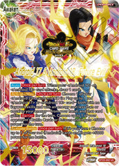 Android 17 & Android 18 // Android 17 & Android 18, Future Evil (2023 Worlds ZENKAI 06 Leader Set) (BT23-002) [Tournament Promotion Cards] | Enigma On Main