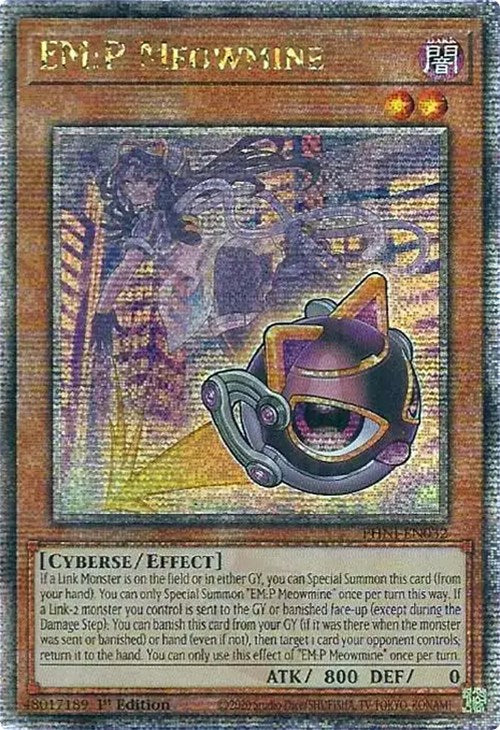 EM:P Meowmine [PHNI-EN032] Quarter Century Secret Rare | Enigma On Main