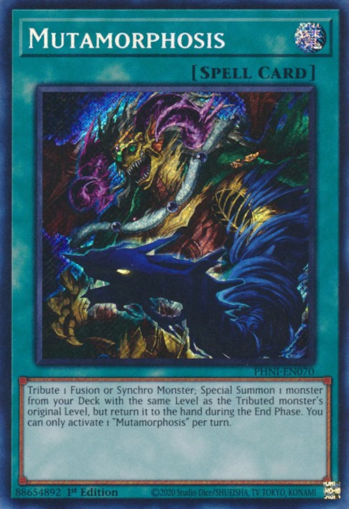 Mutamorphosis [PHNI-EN070] Secret Rare | Enigma On Main