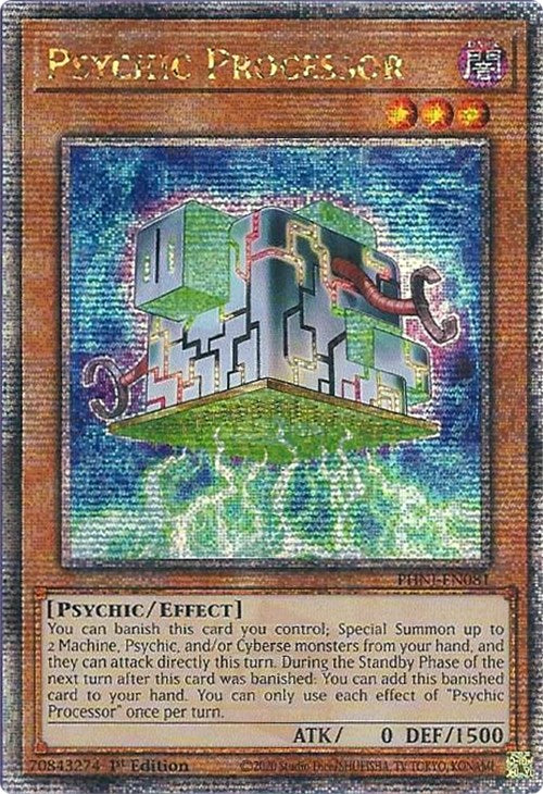 Psychic Processor [PHNI-EN081] Quarter Century Secret Rare | Enigma On Main