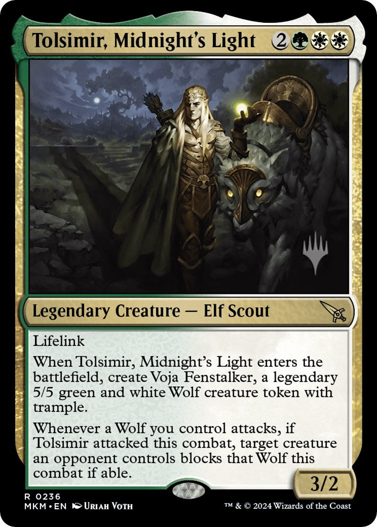 Tolsimir, Midnight's Light (Promo Pack) [Murders at Karlov Manor Promos] | Enigma On Main