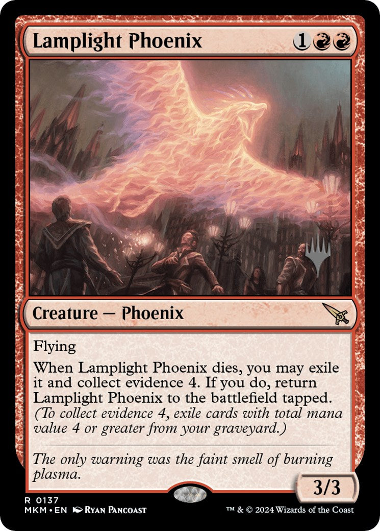 Lamplight Phoenix (Promo Pack) [Murders at Karlov Manor Promos] | Enigma On Main