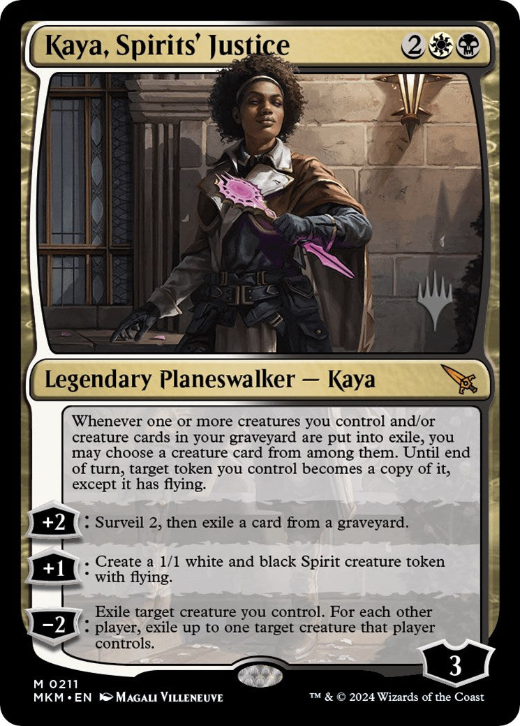 Kaya, Spirits' Justice (Promo Pack) [Murders at Karlov Manor Promos] | Enigma On Main