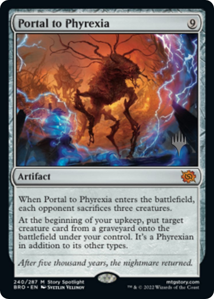 Portal to Phyrexia (Promo Pack) [The Brothers' War Promos] | Enigma On Main