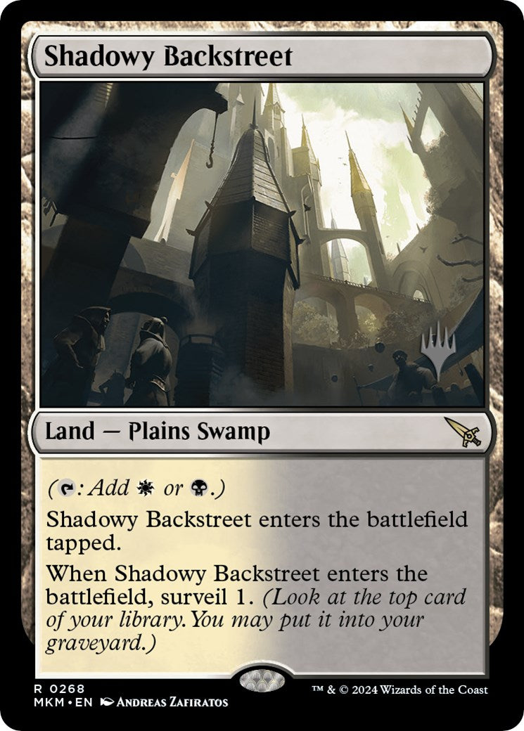 Shadowy Backstreet (Promo Pack) [Murders at Karlov Manor Promos] | Enigma On Main