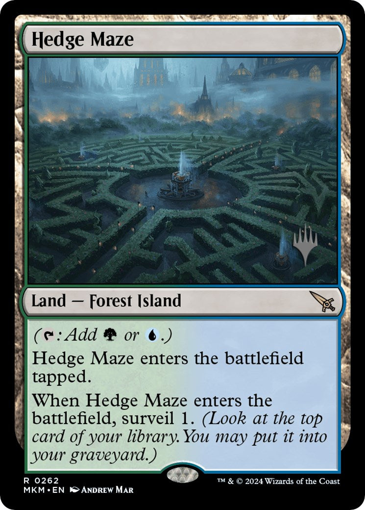 Hedge Maze (Promo Pack) [Murders at Karlov Manor Promos] | Enigma On Main