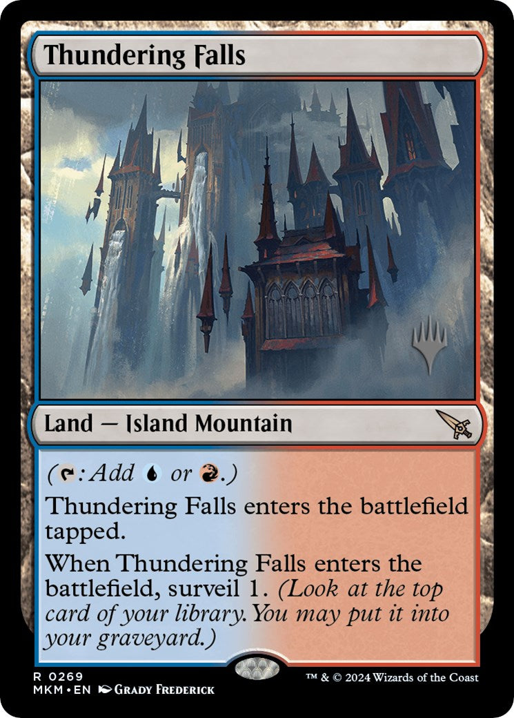 Thundering Falls (Promo Pack) [Murders at Karlov Manor Promos] | Enigma On Main