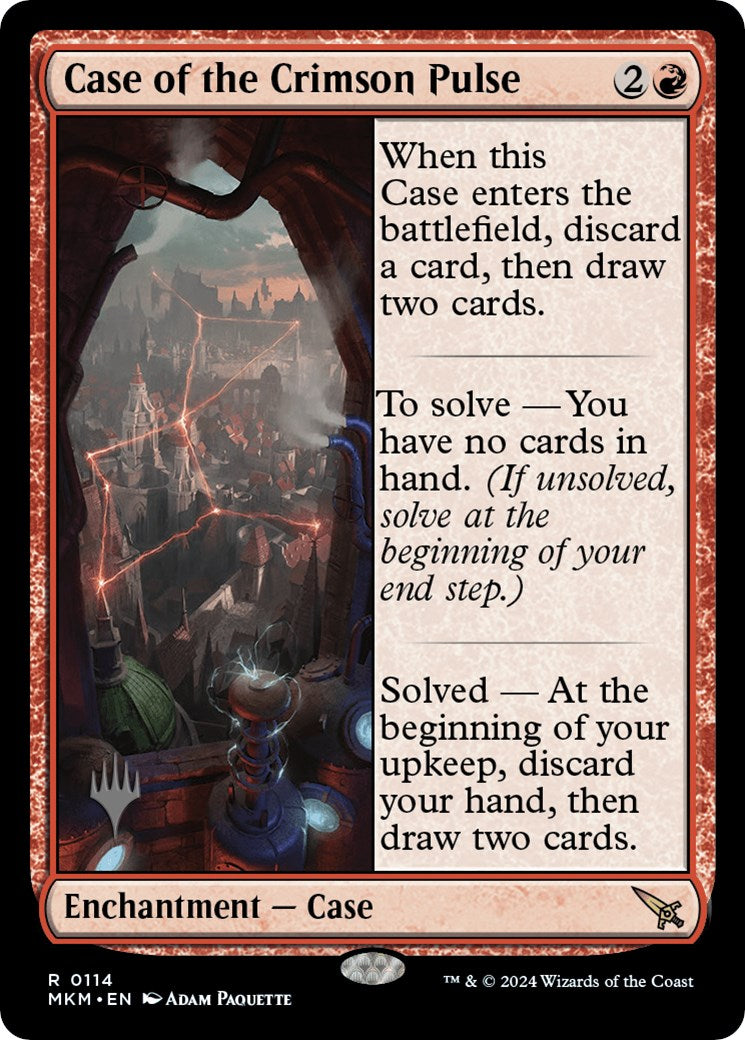 Case of the Crimson Pulse (Promo Pack) [Murders at Karlov Manor Promos] | Enigma On Main