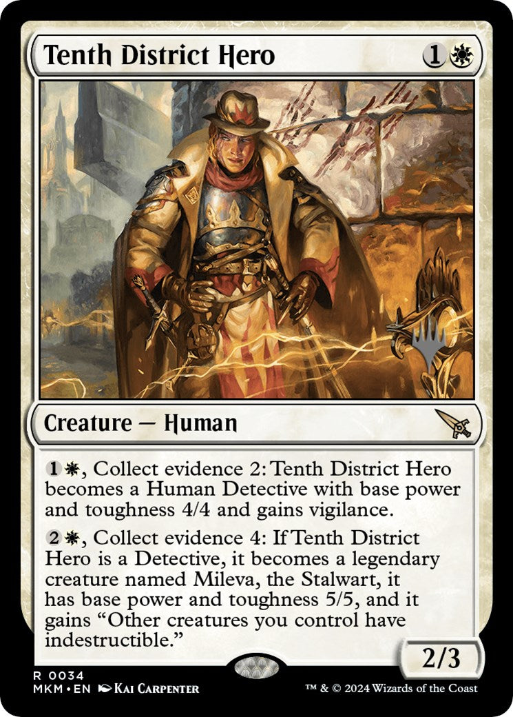 Tenth District Hero (Promo Pack) [Murders at Karlov Manor Promos] | Enigma On Main