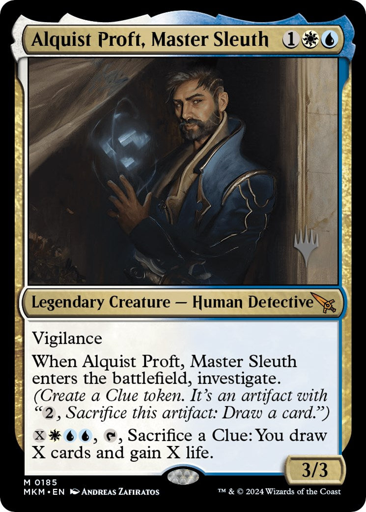 Alquist Proft, Master Sleuth (Promo Pack) [Murders at Karlov Manor Promos] | Enigma On Main