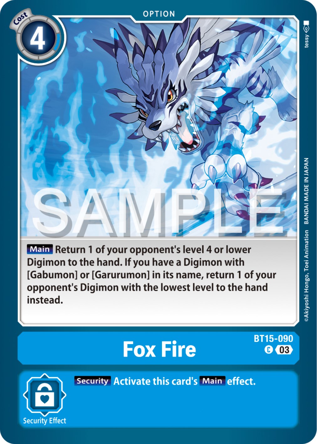 Fox Fire [BT15-090] [Exceed Apocalypse] | Enigma On Main