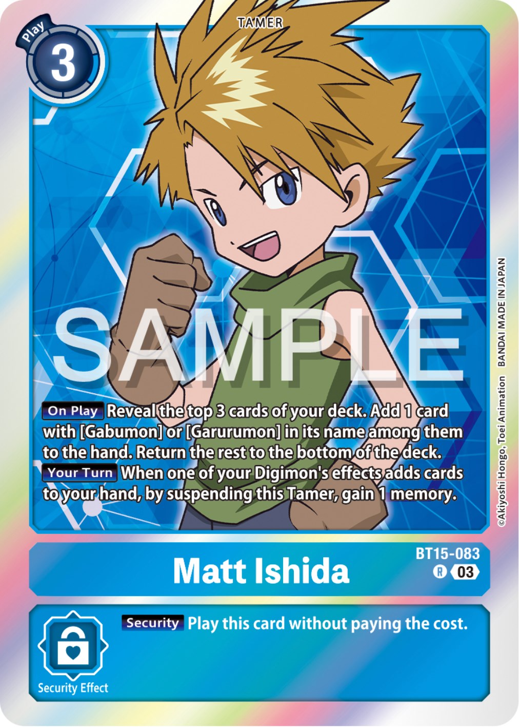 Matt Ishida [BT15-083] [Exceed Apocalypse] | Enigma On Main