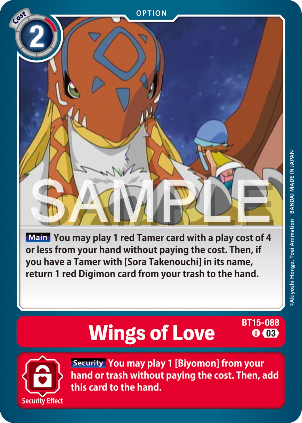 Wings of love [BT15-088] [Exceed Apocalypse] | Enigma On Main