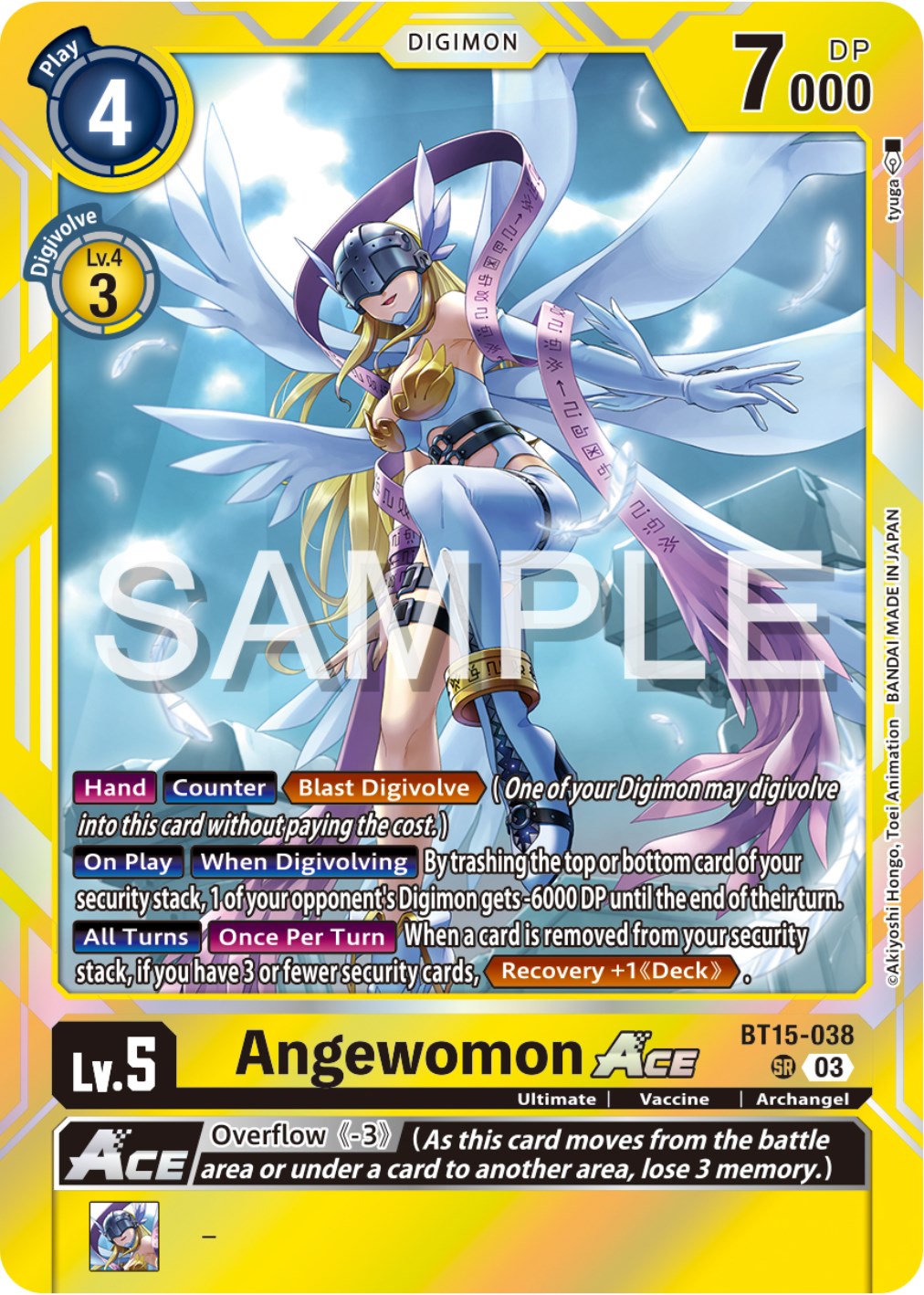 Angewomon Ace [BT15-038] [Exceed Apocalypse] | Enigma On Main