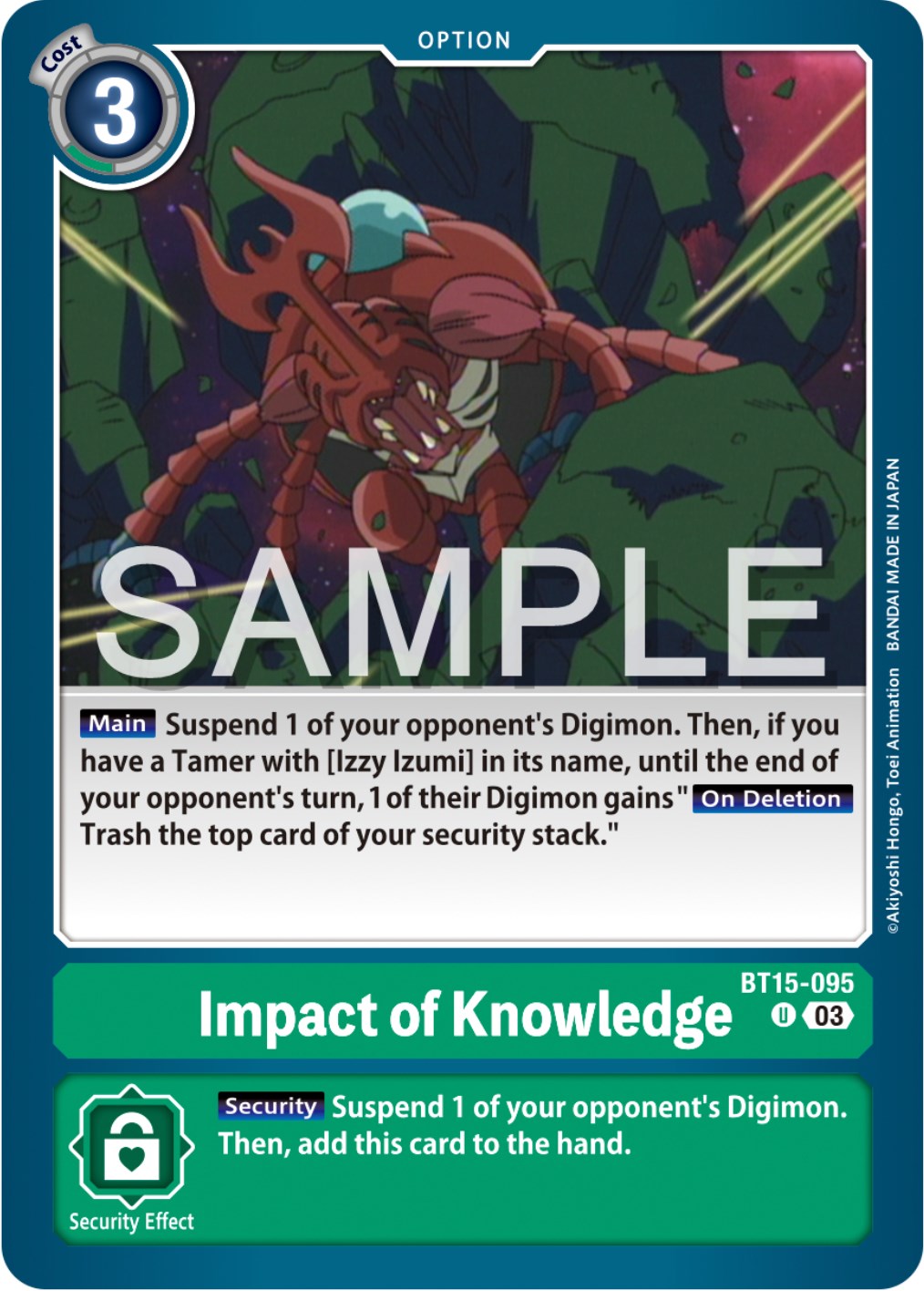 Impact of Knowledge [BT15-095] [Exceed Apocalypse] | Enigma On Main