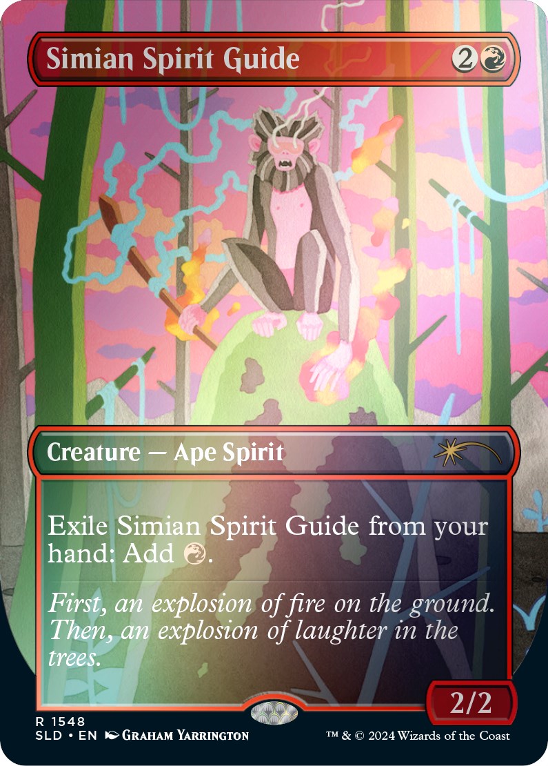 Simian Spirit Guide (Rainbow Foil) [Secret Lair Drop Series] | Enigma On Main