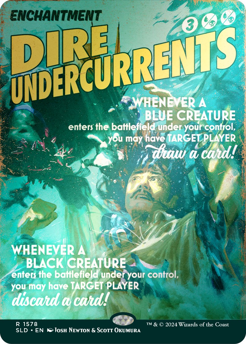 Dire Undercurrents (Rainbow Foil) [Secret Lair Drop Series] | Enigma On Main