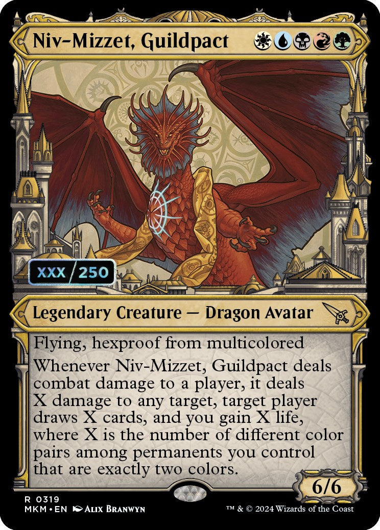 Niv-Mizzet, Guildpact (Serialized) [Murders at Karlov Manor] | Enigma On Main