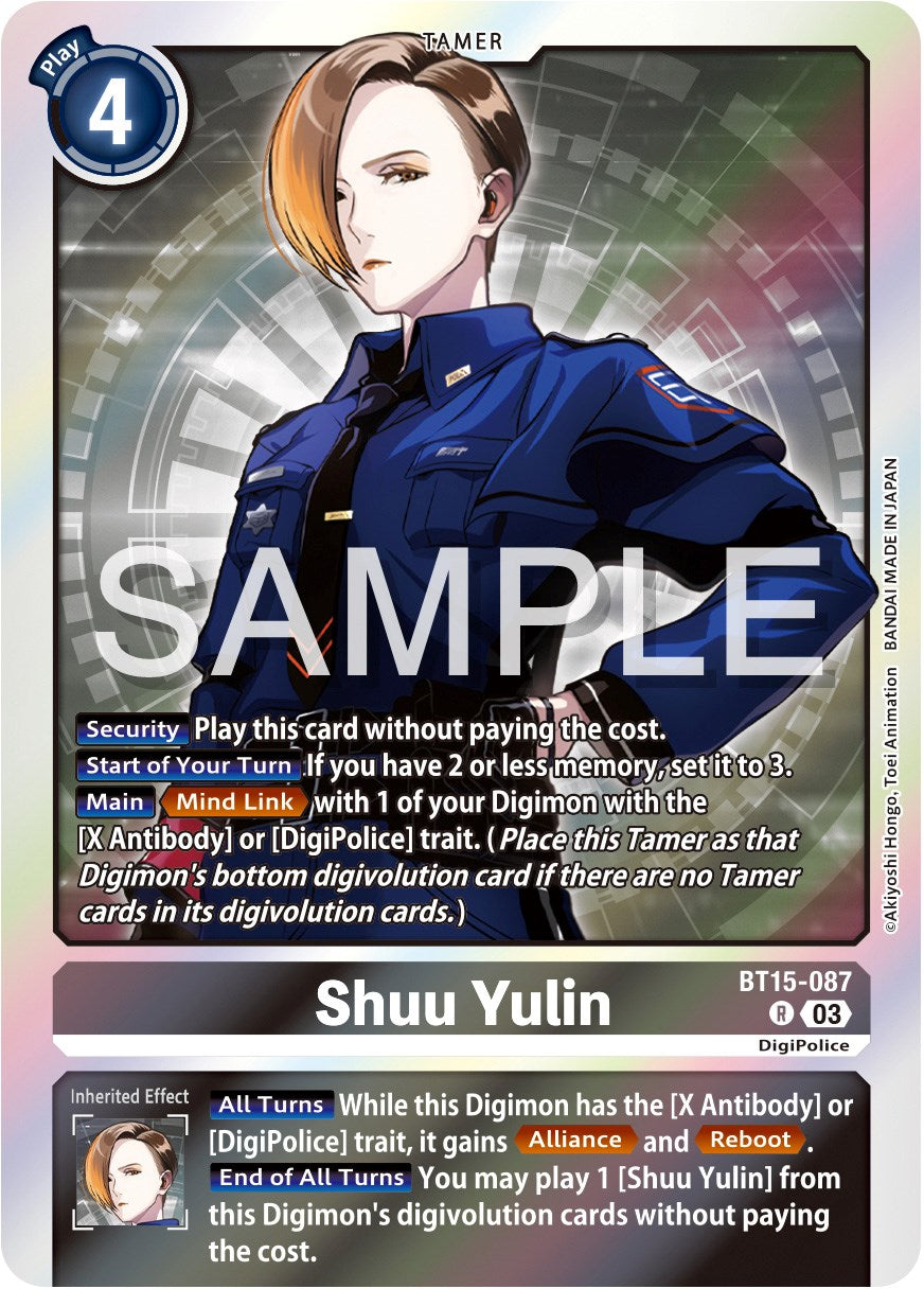 Shuu Yulin [BT15-087] [Exceed Apocalypse] | Enigma On Main