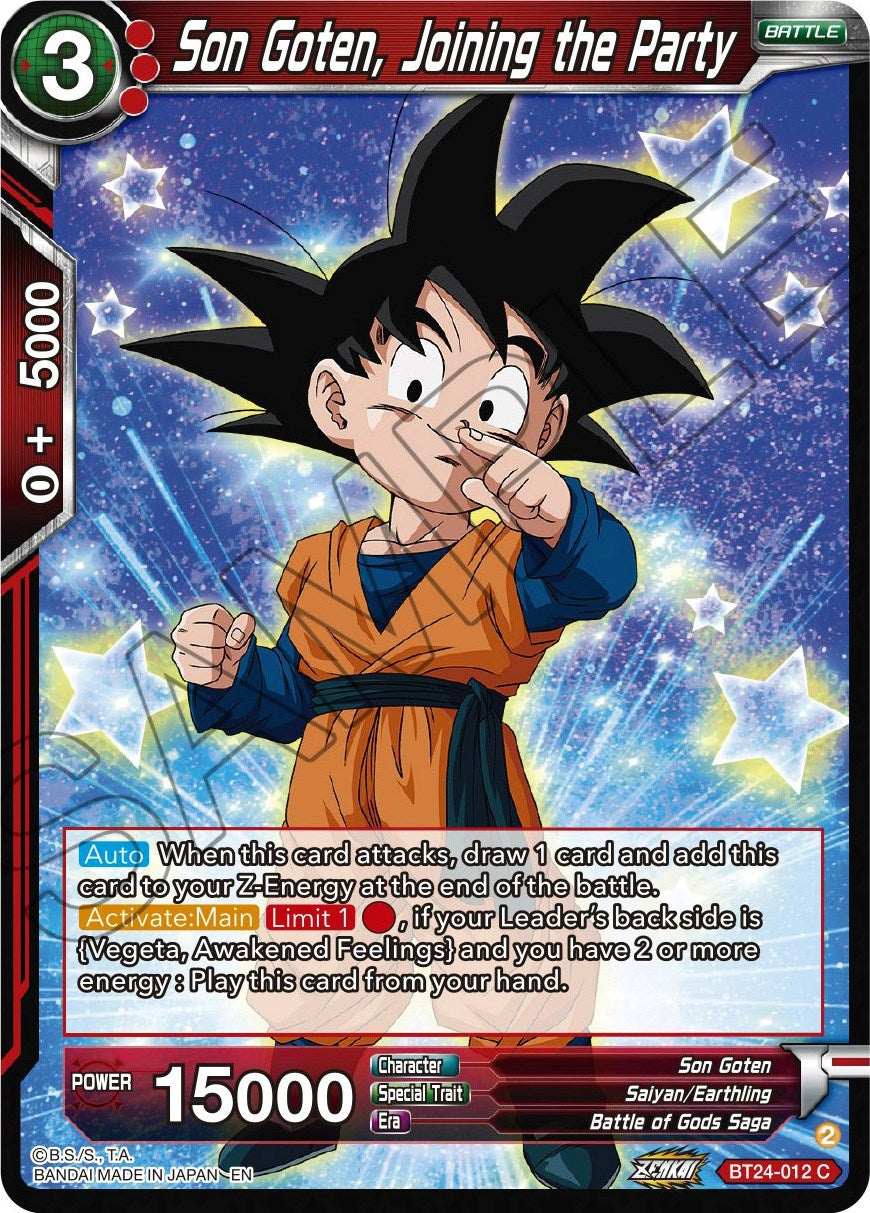 Son Goten, Joining the Party (BT24-012) [Beyond Generations] | Enigma On Main