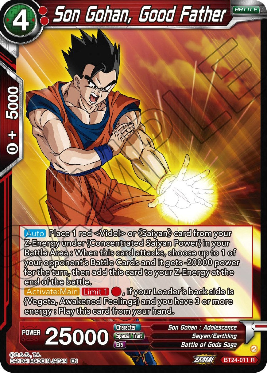 Son Gohan, Good Father (BT24-011) [Beyond Generations] | Enigma On Main