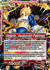 Vegeta // Vegeta, Awakened Feelings (BT24-001) [Beyond Generations] | Enigma On Main