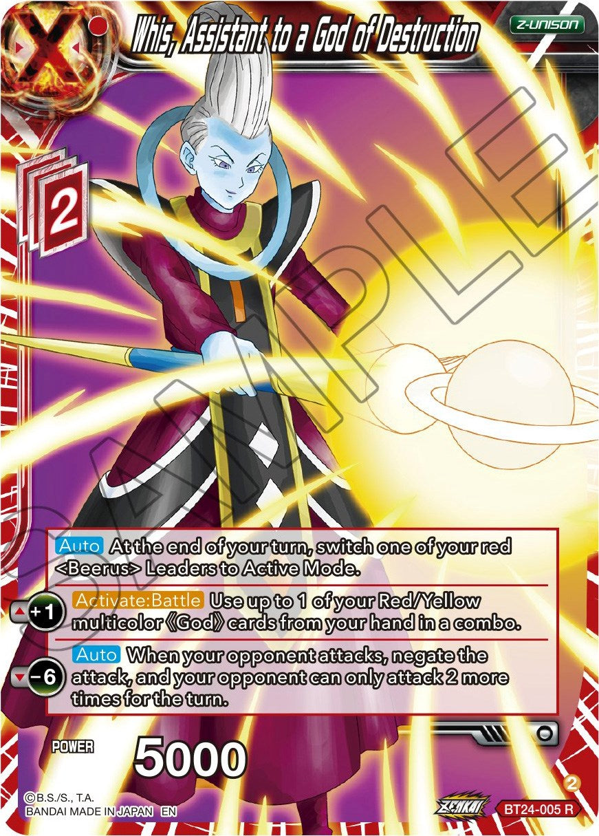 Whis, Assistant to a God of Destruction (BT24-005) [Beyond Generations] | Enigma On Main