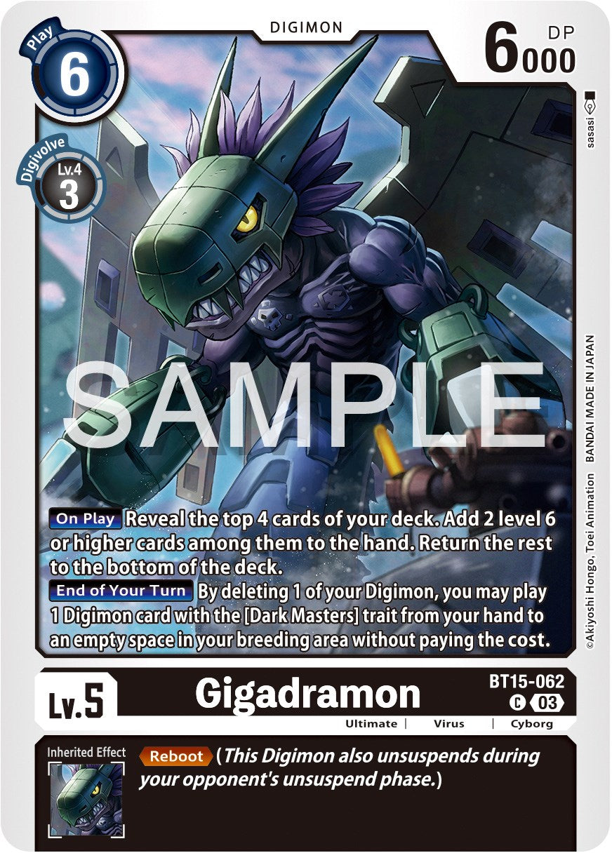 Gigadramon [BT15-062] [Exceed Apocalypse] | Enigma On Main