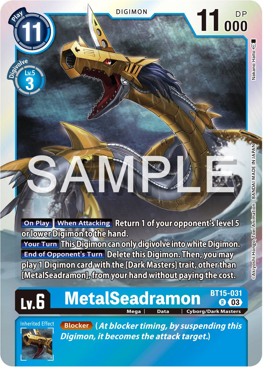 MetalSeadramon [BT15-031] [Exceed Apocalypse] | Enigma On Main