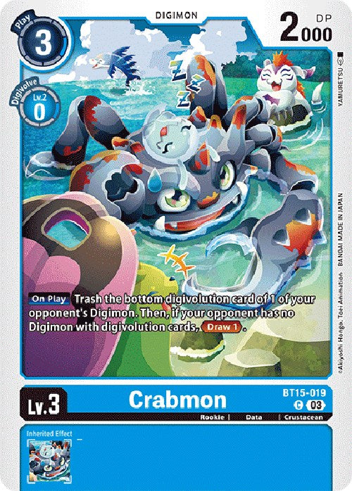 Crabmon [BT15-019] [Exceed Apocalypse] | Enigma On Main